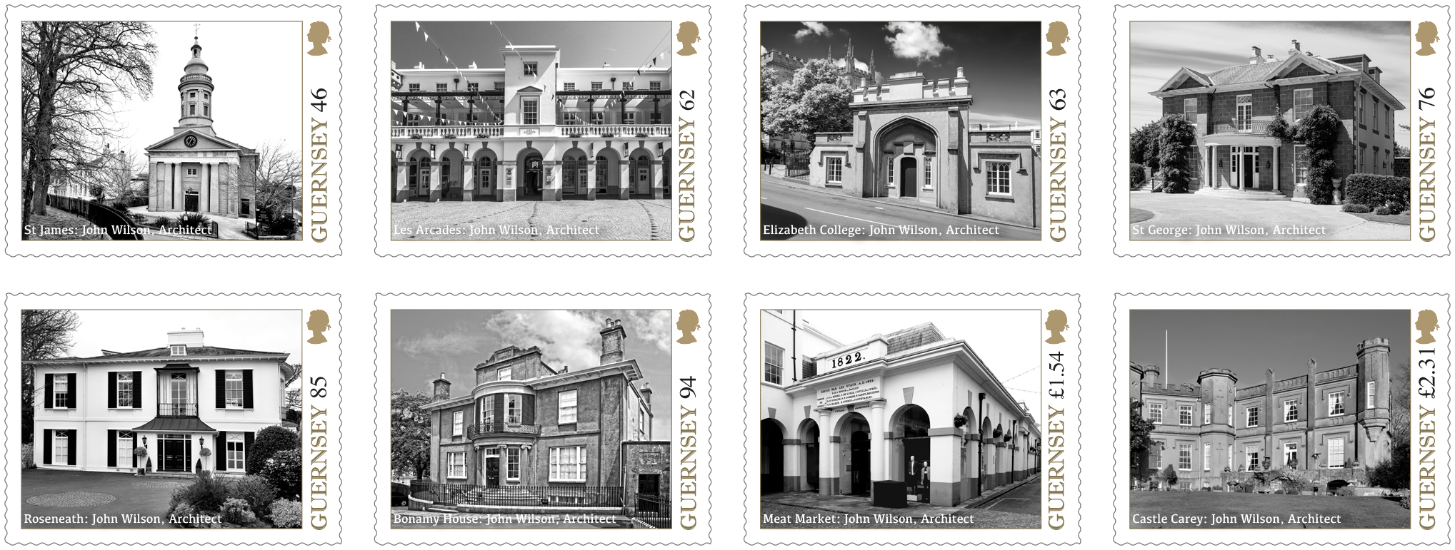 Set of 8 Stamps